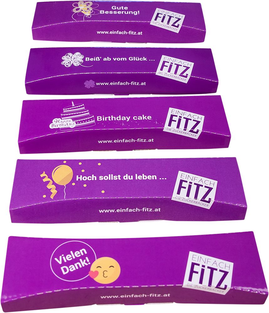 Haselnuss-Lebkuchenriegel mit Haselnusspraliné mit pers.Verpackung