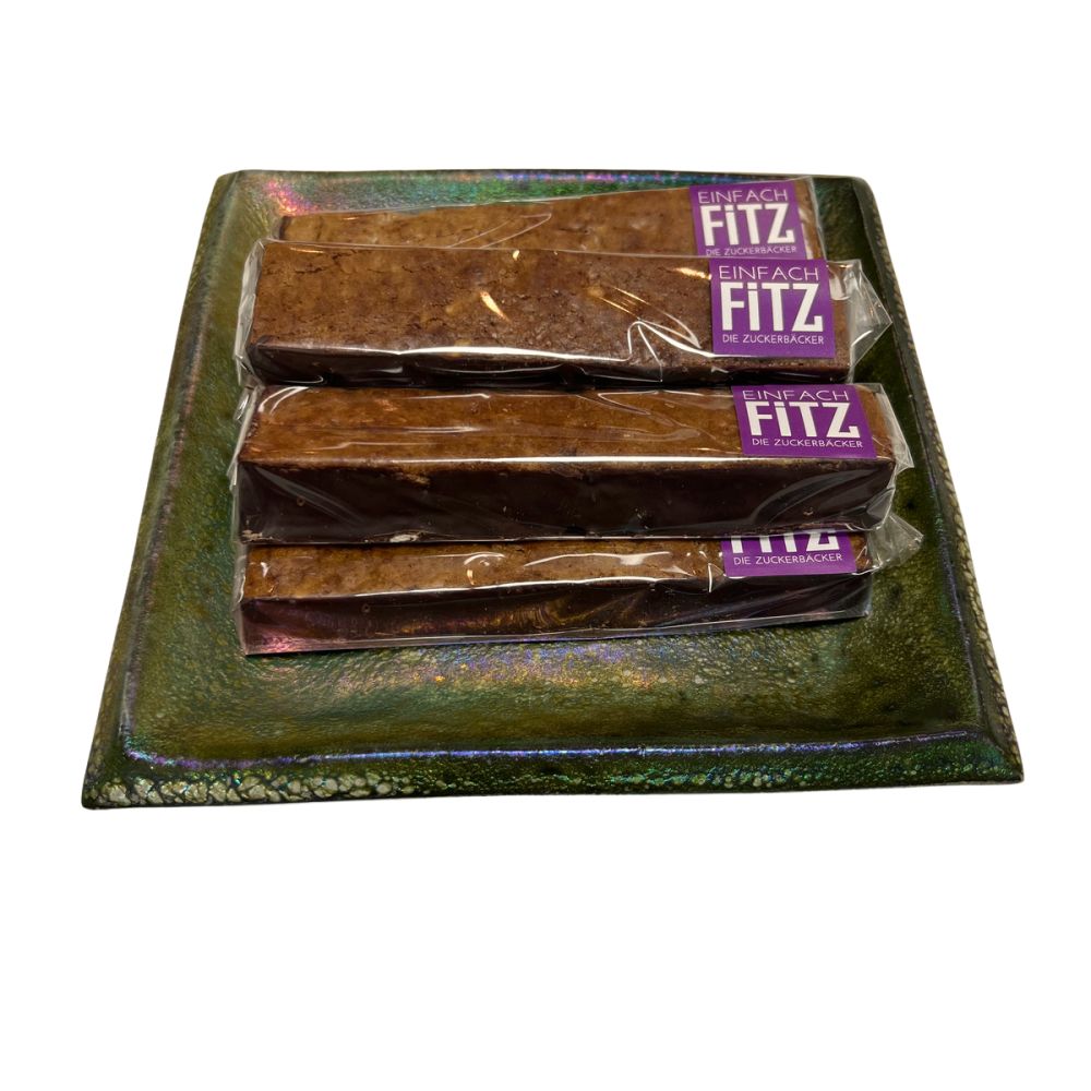 Haselnuss- Lebkuchenriegel mit Himbeergelee mit pers. Verpackung