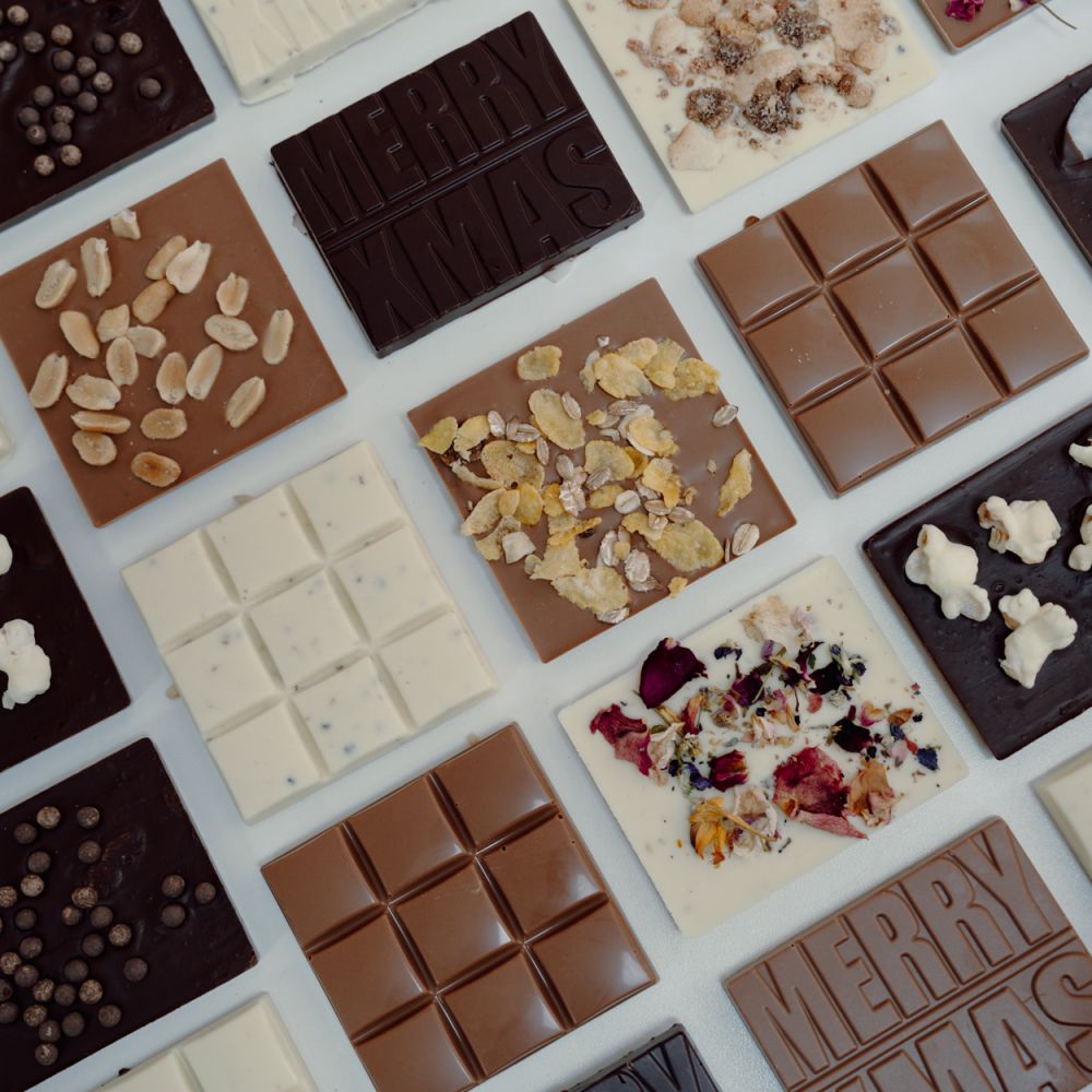 FiTZ Schokotafel mit unterschiedlichen Veredelungen