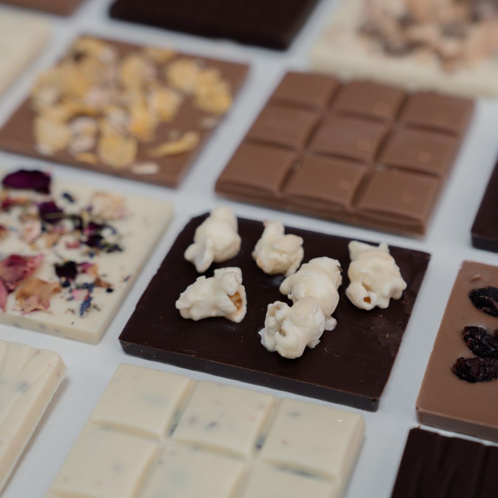 FiTZ Schokotafel mit unterschiedlichen Veredelungen