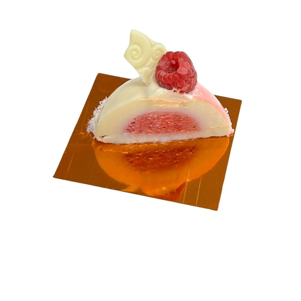 Kokos - Himbeer Panna Cotta
