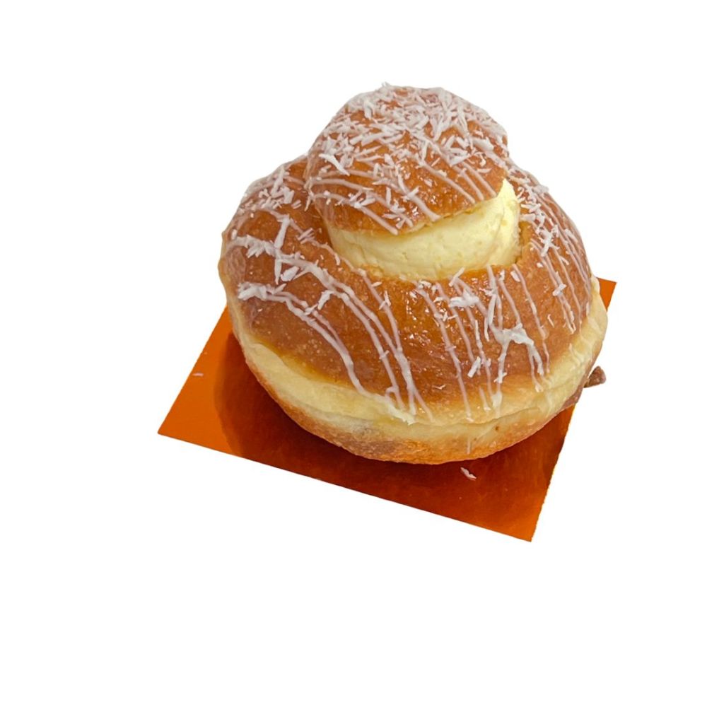 gefüllte Handkrapfen mit Vanille
