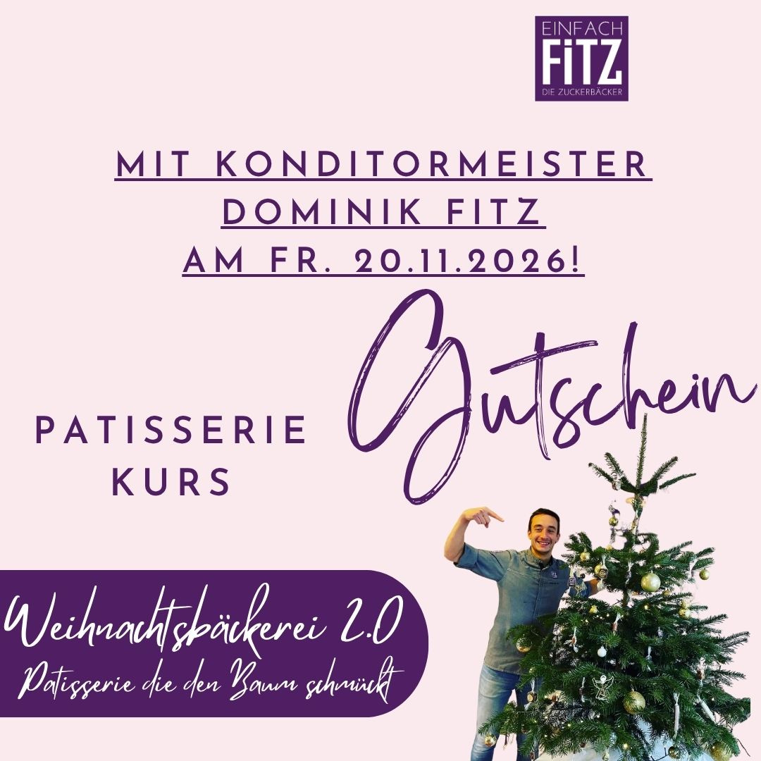 Patisseriekursgutschein für 20.11.2026