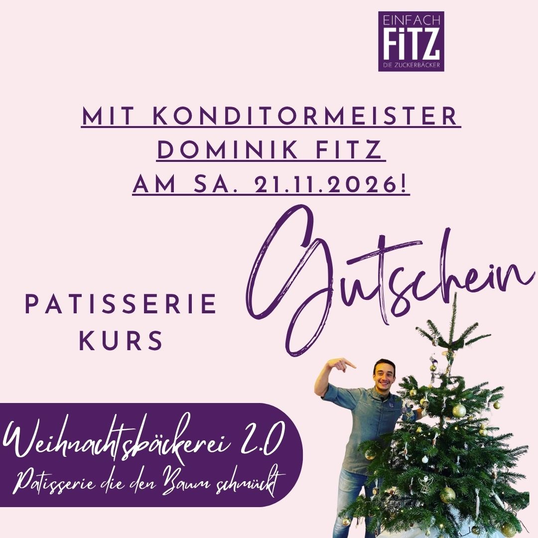 Patisseriekurs Gutschein für 21.11.2026
