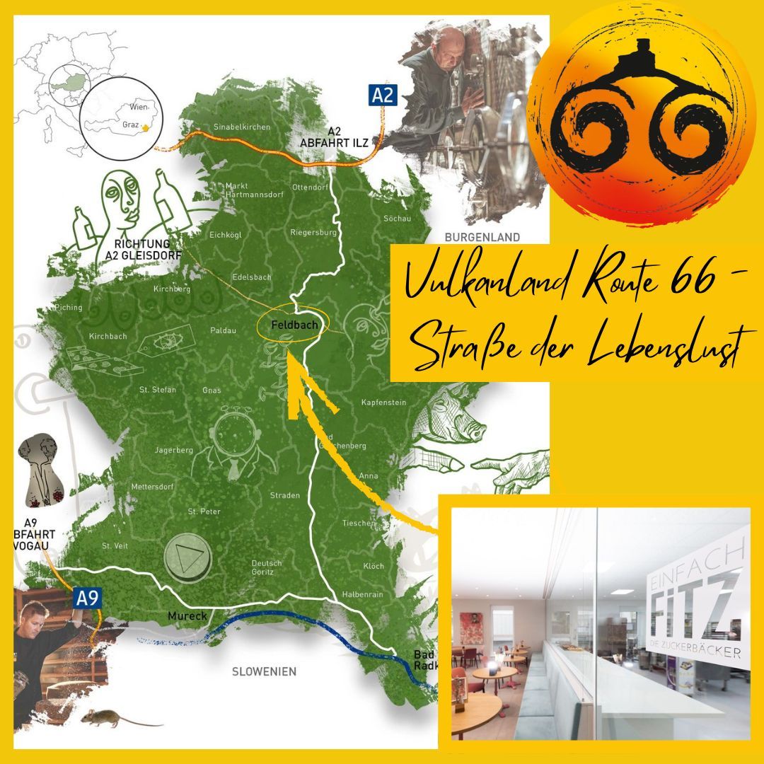 Kooperation mit Vulkanland Route 66 - Straße der Lebenslust