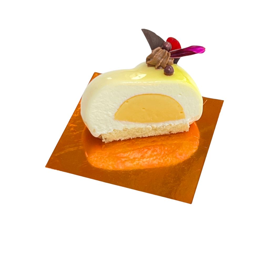 Sauerrahmherz Querschnitt