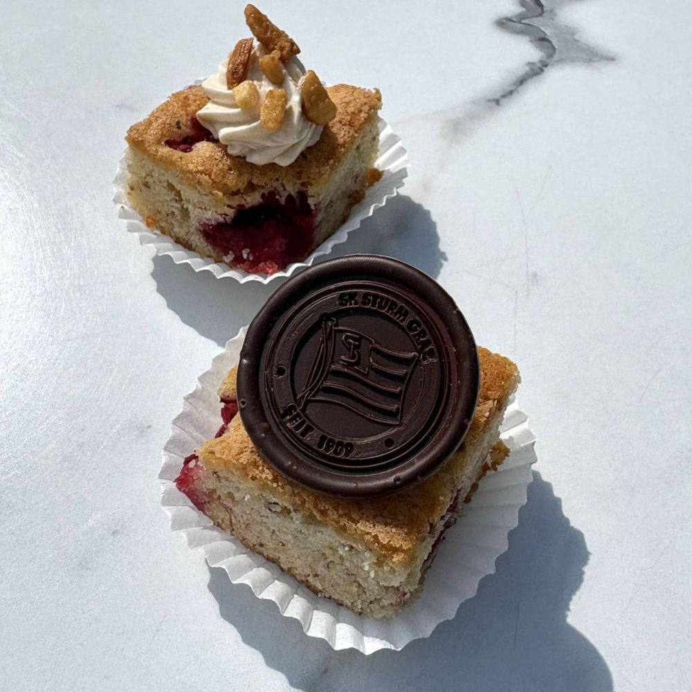 Himbeer- Rhabarberkuchen