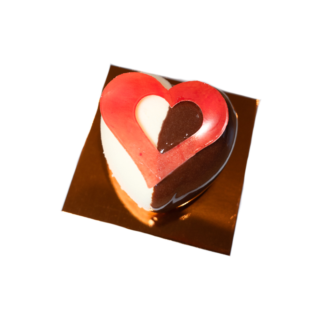 Gebleichtes Schokotraumherz