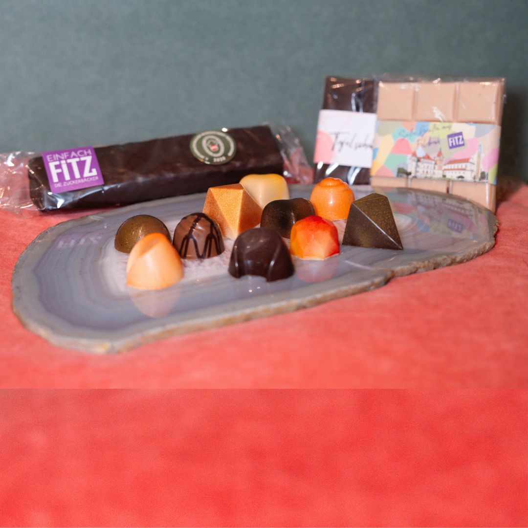 Titelbild Pralinen, Schokotafeln und Riegel