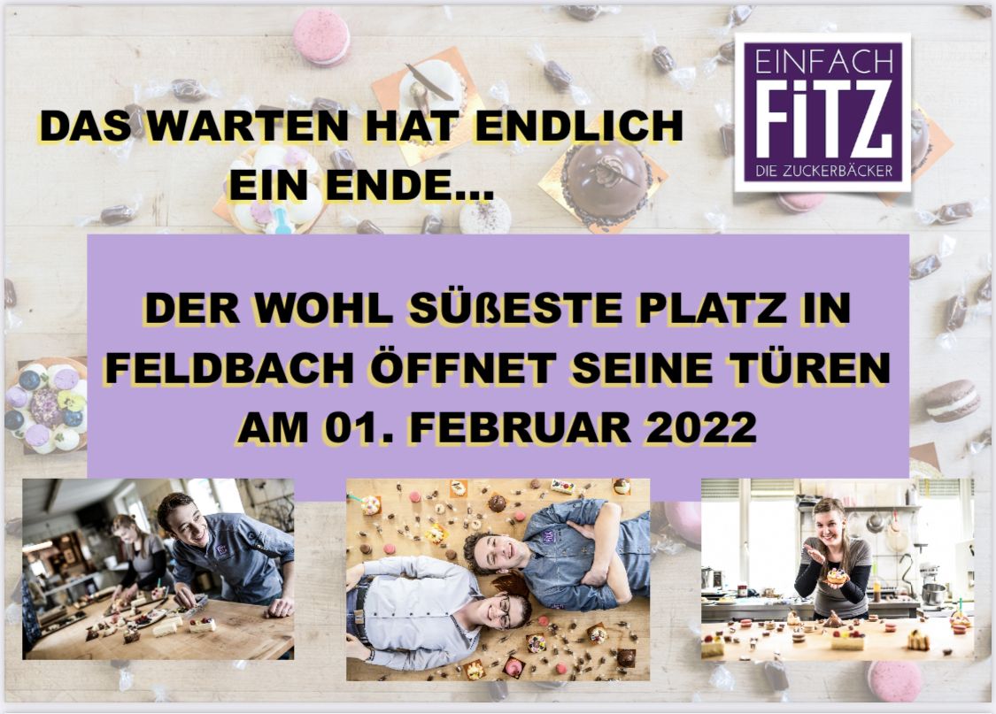 Das Stammhaus von Einfach FiTZ... die Zuckerbäcker öffnet bald seine Türen