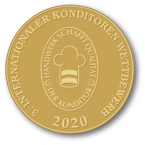 Gold beim 3. Internationalen Konditoren Wettbewerb 2020