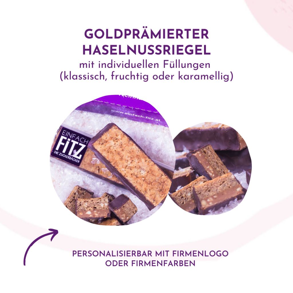 Goldprämierter Haselnuss- Lebkuchenriegel