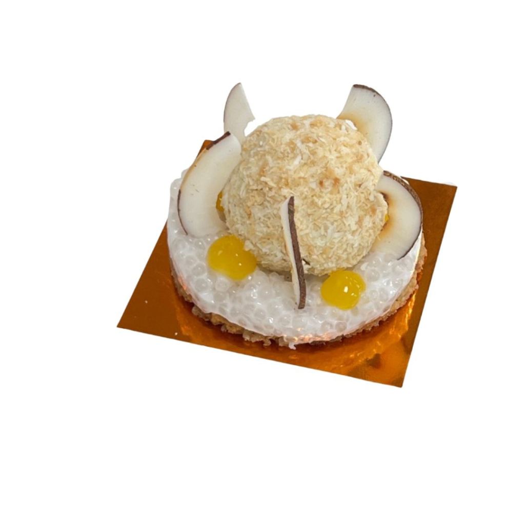 Urlaub in Thailand - veganes Dessert mit Tapioka, Kokos und Mango