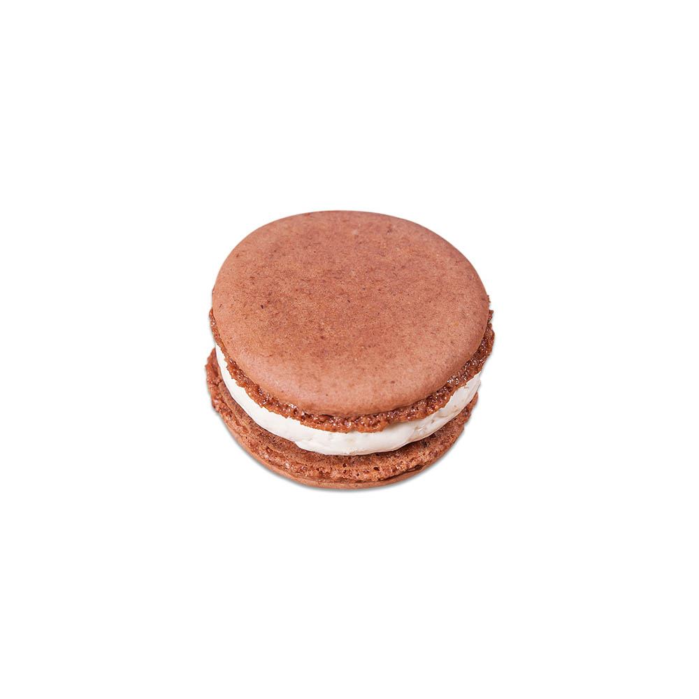 Banane-Schoko Macaron